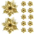 thumbnail image 1 of 50/5 piezas de 14 cm con purpurina artificial para Navidad, adornos para árbol de Navidad, decoraciones navideñas para el hogar, regalo de Año Nuevo, Navidad, 1 of 5