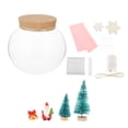 thumbnail image 1 of Globo de cristal navideño con luces LED perfecl decoración luminosa con Adornos transparentes, 1 of 8