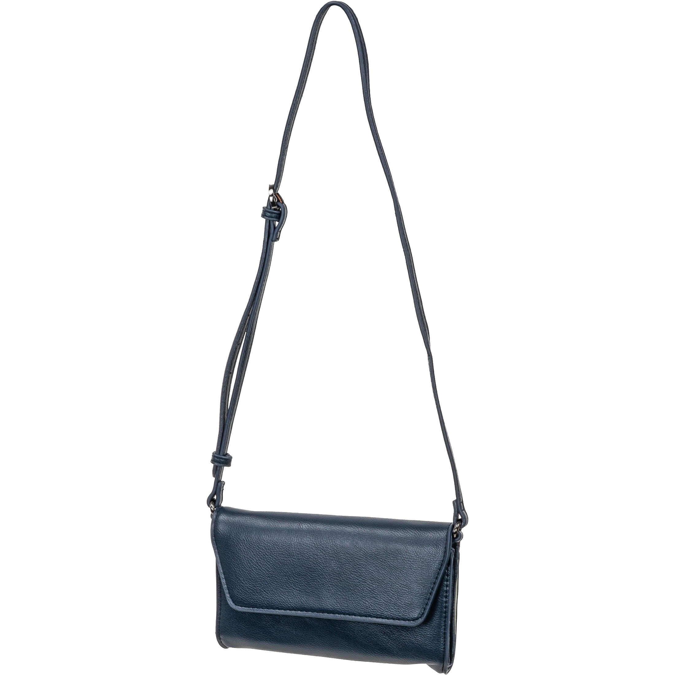 True Gear Women's Vegan Leather Clutch Crossbody Bag, Blue
