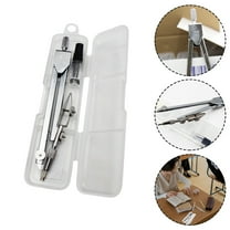 Tineasur Clear and Smooth Drawing Compass Set for Students, , 2 Pieces, Precision Tool for School and Art