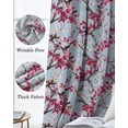thumbnail image 6 of Spring Flowers Blackout Curtains 54 Inch Length 2 Panels Set for Living Room Bedroom, Chinese Pink Peach Blossoms Branches Room Darkening Window Curtains Thermal Insulated Black Out Curtain 52"x54", 6 of 8