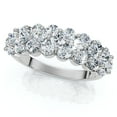 thumbnail image 2 of Pompeii 2Ct Multi Row Diamond Anniversary Ring 14k Gold Lab Grown (FG,VS1-VS2), 2 of 6