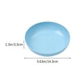 thumbnail image 6 of RyanK Whisker Fatigue Bowl Shallow Food Tray Wide Wet Food Bowl Pet Tray For Kittens And Short Legged Cats Blue, 6 of 6