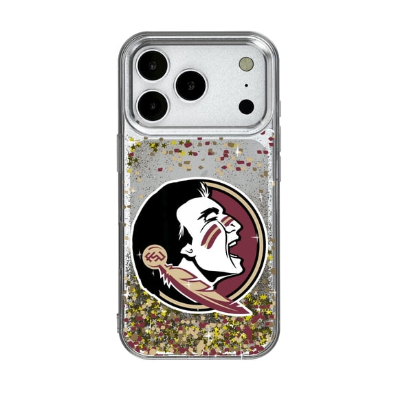 Florida State Seminoles iPhone Glitter Confetti Design Case