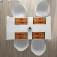 thumbnail image 3 of Ambesonne Saying Place Mats Set of 4, Hearts Words, Standard Size, Pale Brown Red Black, 3 of 4