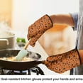thumbnail image 4 of Cute Oven Mitts,Halloween Icons Pattern Oven Mitt 2-Pack Set,Kitchen Gloves for Oven,Heat Resistant Oven Mitts 7.7"x12", 4 of 7