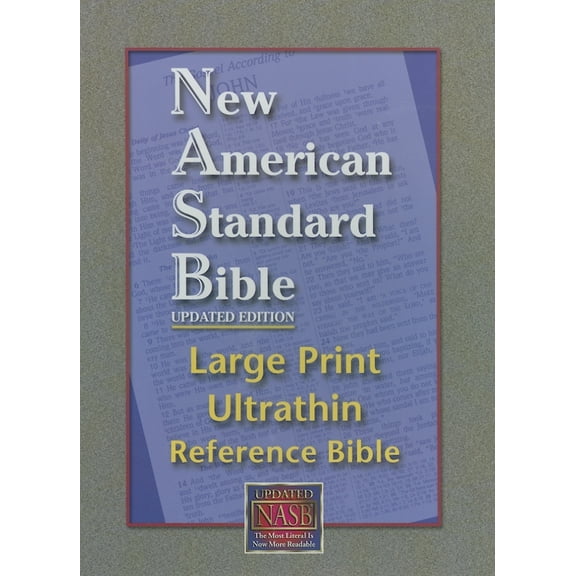 Large Print Ultrathin Reference Bible-NASB (Other)(Large Print)