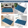 thumbnail image 5 of Superior Non-Slip Washable Bath Rug Set, 20" x 30", 24" x 36", Sapphire, 5 of 12