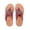 Sunset Stripe, variant on The Sak Shana Thong Sandal , Hand-crochet, Recycled Polypropylene Yarn