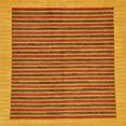 thumbnail image 1 of Ahgly Company Indoor Square Abstract Dark Orange Oriental Area Rugs, 5' Square, 1 of 6