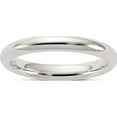 thumbnail image 1 of Sterling Silver 3mm Comfort Fit Band (Size 8.5) Made In United States qcf030-8.5, 1 of 5