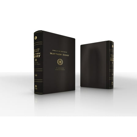Rvr, Biblia de Estudio Matthew Henry Y Legado Cristiano, Leathersoft, Negro, Interior a DOS Colores, Con Ãndice, Comfort, (Hardcover)