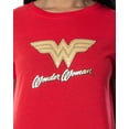 thumbnail image 3 of DC Comics Women's Wonder Woman Gold Foil Logo Shirt and Shorts Pajama Set, 3 of 7