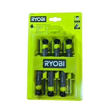 RYOBI Precision Screwdriver Set with Storage Case (6-Piece)