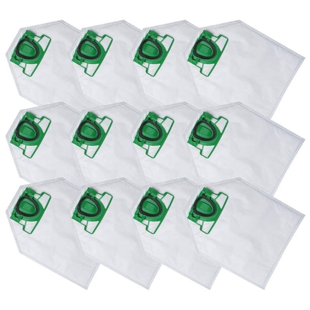 12 Piezas Bolsas de Aspiradora para Kobold VK 200 - Bolsas de Aspiradora Premium para VK 200 VK200