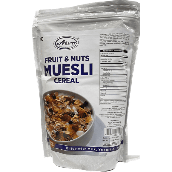 Aiva Muesli Cereal Fruit and Nuts