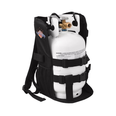 UPC: 0850015730450 | Flame King Propane Tank Cylinder Backpack Carrier for 5 and 10 lb LP Cylinder Weed Burner Torch