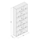 thumbnail image 5 of Librero Organizador Mulitusos 6 Niveles Bossa Xangai Castaño, 5 of 5
