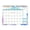 B, variant on A 2025 Wall Calendar, English Notepad Memo Calendar With Countdown Design For Office, Home Desk, 14.96X11.61X0.78In Size 0.77Lb Weight