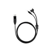 Nokia CA-70 - Charging / data cable - DC jack 3.5 mm, Pop-Port male to USB male - for Nokia 5500, 60XX, 62XX, 73XX, 9300, 9500, E50, E60, E61, E65, E70, N70, N73, N80, N93
