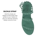thumbnail image 4 of Journee Collection Womens Saphira Multi Strap Studded Jelly Sandal, 4 of 6