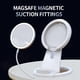 thumbnail image 2 of Soporte ajustable para smartphone de oficina para cargador inalámbrico iPhone 12 Blanco, 2 of 9