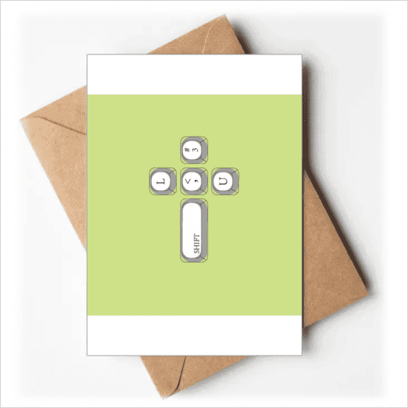 Combination Keyboard Cap Shift Greeting Cards You are Invited Invitations