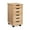 Brown, variant on Riverbay Furniture Six Drawer Wood Rolling Storage Cart in Brown