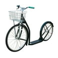 thumbnail image 4 of Amish-Made Deluxe Kick Scooter Bike, 24" Front Wheel 20" Rear Wheel, Adult-Size Hunter Green, With Kickstand, 4 of 6