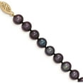 thumbnail image 2 of 14K Yellow Gold 7-8mm Black Near Round Freshwater Cultured Pearl Necklace (20 X 7.5) Made In Canada bpn070-20, 2 of 5