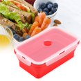 thumbnail image 2 of Fiambrera, funcionalidad elegante de la fiambrera Bento del envase de comida de Bento del silicón del rectángulo 1200ml, 2 of 8
