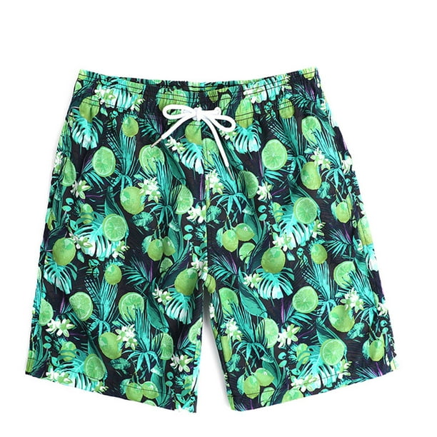 Men's Slim Swim Shorts With Zipper Pockets Quick Dry Swimsuit Sports Swim  Trunks
