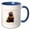 Blue/White, variant on 3drose, Washington Territory Mammal the Olympic Marmot, 11oz Magic Transforming Mug