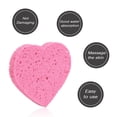 thumbnail image 4 of Qarigey Paquete de 10 esponjas limpiadoras de la piel, esponjas faciales, almohadillas limpiadoras faciales, esponja exfoliante con técnicas Pinceles de maquillaje y herramientas Rosa, 4 of 6
