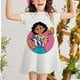 thumbnail image 2 of Verano y primavera niñas princesa Anna Elsa Olaf pijamas de manga corta para niños pijamas de dibujos animados bebé pijamas ropa de casa 5T Gao Jinjia LED, 2 of 2