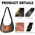 thumbnail image 2 of Women’s Soccer Shoulder Bag – Sports Print Crossbody Purse with Basketball and Baseball Design, Lightweight Durable Tote for Team Players, 2 of 5