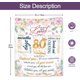 thumbnail image 3 of LHSHID 80th Birthday Gifts for Women 80 Year Old Birthday Gift for Women Best 80th Birthday Gifts Idea Gifts for 80 Year Old Woman Birthday Eighty Years Old Birthday Gift Blanket 50"x60", 3 of 6