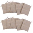 thumbnail image 1 of 10 Linen Jute Sack Jelry Drawstring Gift dding Favor - Yellow Daisy BLESIY Bolsa de lino, 1 of 8