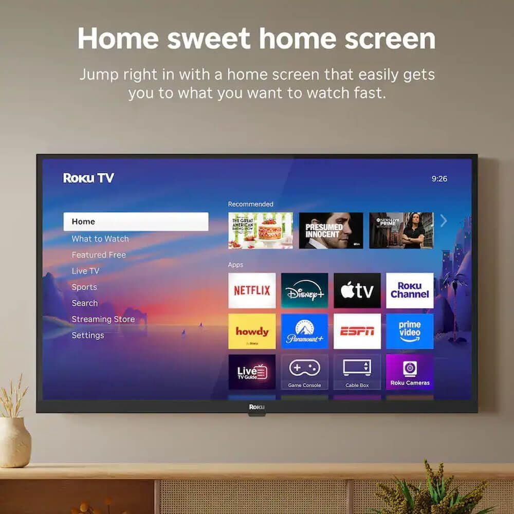 Roku 40R3D5KIT2 Smart TV 2025 Select Series 1080p Full HD TV with Wi-Fi + HDMI Cable + 12 Month CPS Warranty + Screen