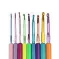 thumbnail image 6 of BQBQERT 9Pcs Ergonomic Crochet Hooks 2.5mm-6.5mm ABS Handle Crochet Hook Needle for Beginner Hobbyist Knitting Sweater Scarf, 6 of 8