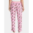 thumbnail image 3 of Hello Kitty Women's and Women's Plus Print Velour Sleep Pants, Sizes XS-3X, 3 of 5