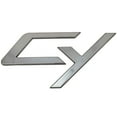 thumbnail image 2 of Carver Yacht Boat Raised Decal 146955-01 | CY Silver Mirrored Emblem, 2 of 4
