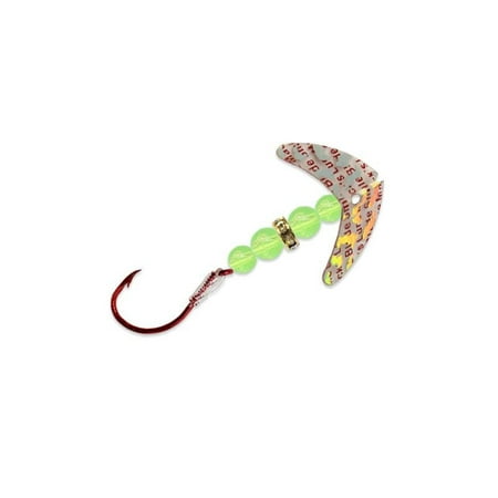 Mack s Lure 11202 Smile Blade Shad Slammer Transparent Silver Tiger