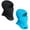 Black+Blue, variant on BUTKLNYTS TopTie Full Face Covering Balaclava Ski Mask for Kids Thermal, Breathable, Ideal for Winter Sports, Motorcycling, Outdoor Activities Black+light gray