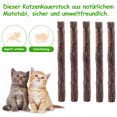 thumbnail image 4 of Palitos masticables para gatos, juego de 5 palitos masticables para gatos, palitos de madera para gatos, juguetes masticables para gatos, palitos para el cuidado dental, palitos de hierba, 4 of 7