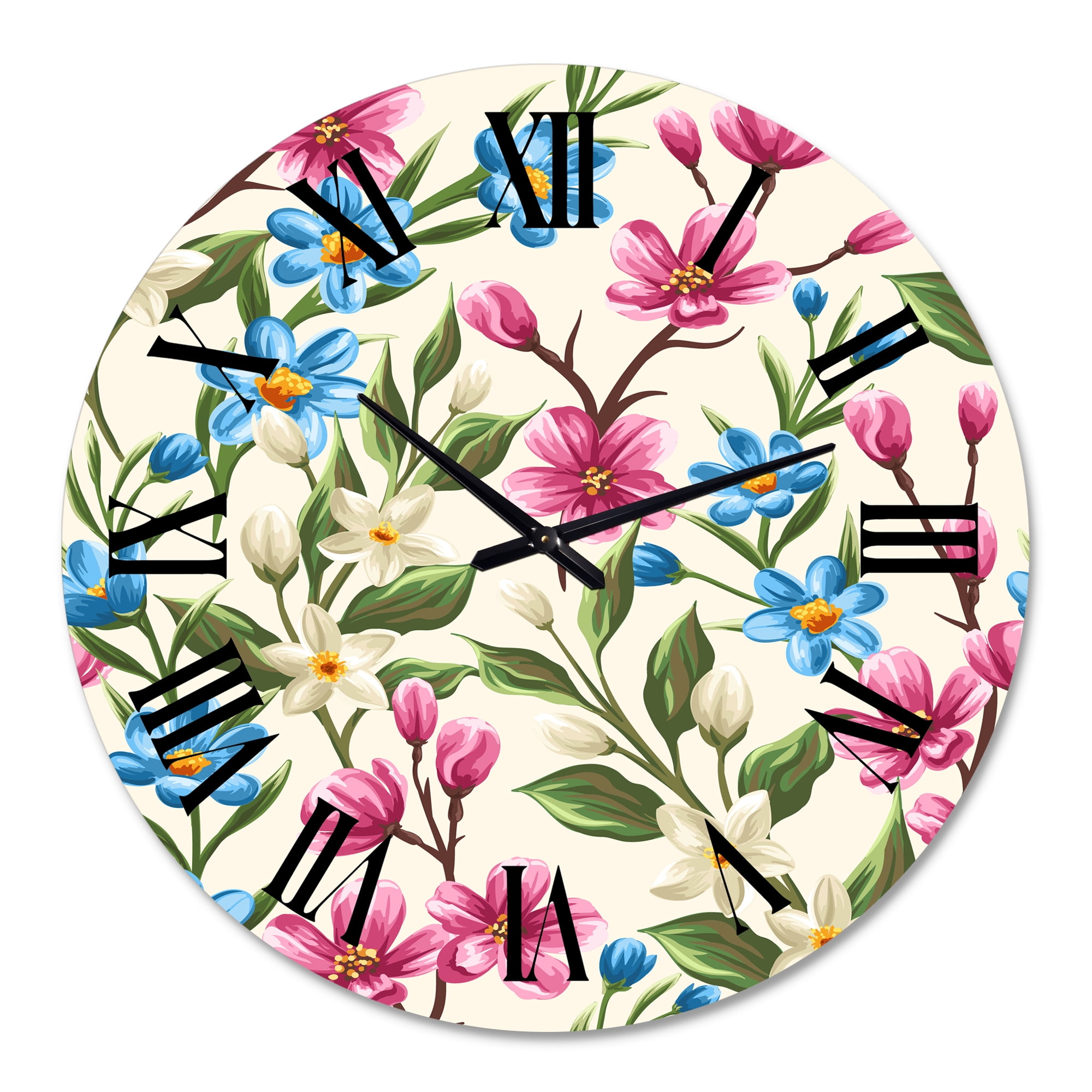 Designart 1 in Quartz Traditional Wall Clock