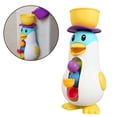 thumbnail image 1 of Juguetes de bañera para , juguetes de bañera de pingüino pequeño con rue hidráulica giratoria, juguete de con ventosas fuertes, CUTICAT juguetes de baño, 1 of 8