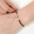 thumbnail image 3 of Tennis Bracelets for Women 18k White/Rose Gold Plated Cubic Zirconia Tennis Bracelet Set Hypoallergenic Slider Bracelet Jewelry, 3 of 6