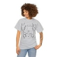 thumbnail image 3 of Gods Army, hand drawn font, Three Crosses, Christian art drawn on a Shirt., 3 of 4