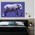 thumbnail image 2 of Cuadro Canva Pixtreats listo para Colgar tipo galería Elefante Morado 40X60 cm, 2 of 4